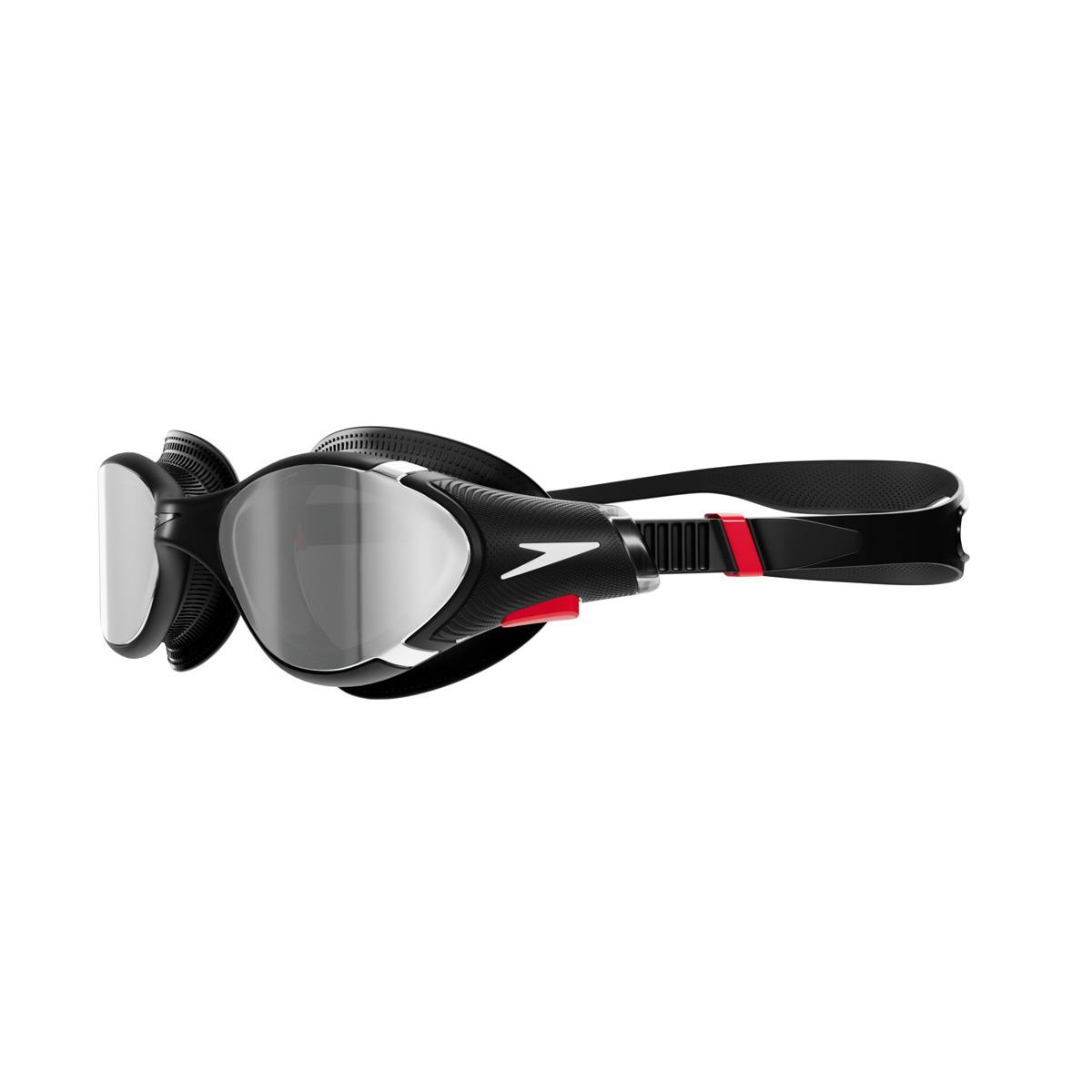 Speedo Biofuse 2.0 Mirrored Goggles - Black/ Red/ Chrome-573603