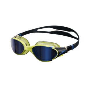 Speedo Biofuse 2.0 Mirrored Goggles - Black/ Hyper/ Sapphire