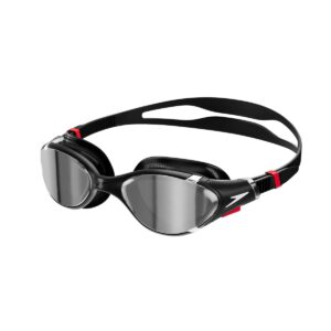 Speedo Biofuse 2.0 Mirrored Goggles - Black/ Red/ Chrome