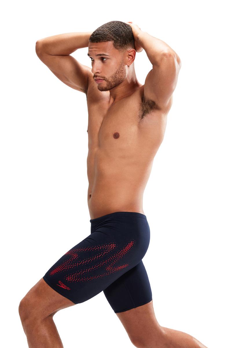 Speedo HyperBoom Placement Jammer - True Navy/ Fed Red-574133