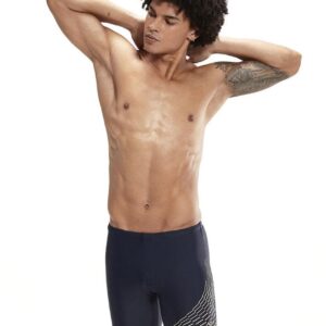 Speedo Medley Logo Jammer - Navy/Green
