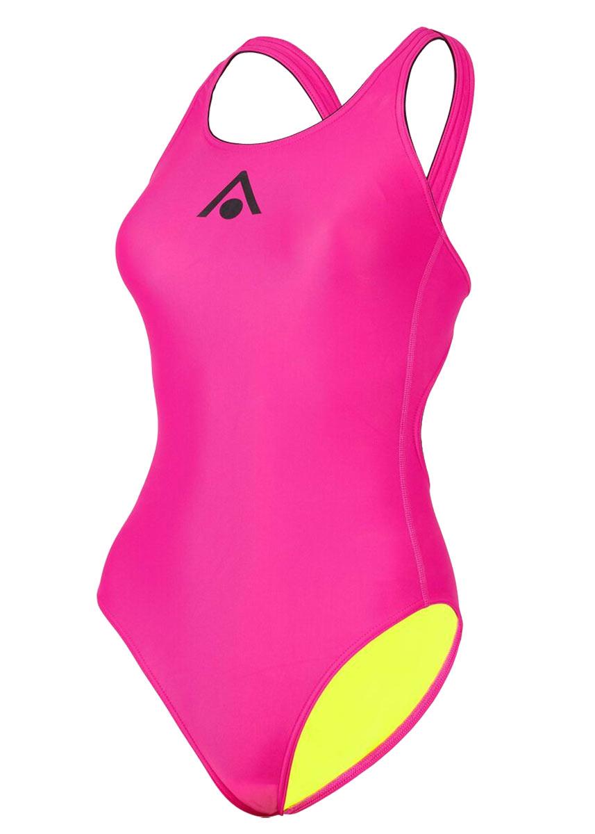Aquasphere Women's Essential Classic Back Swimsuit - Bright Pink/Black-574037