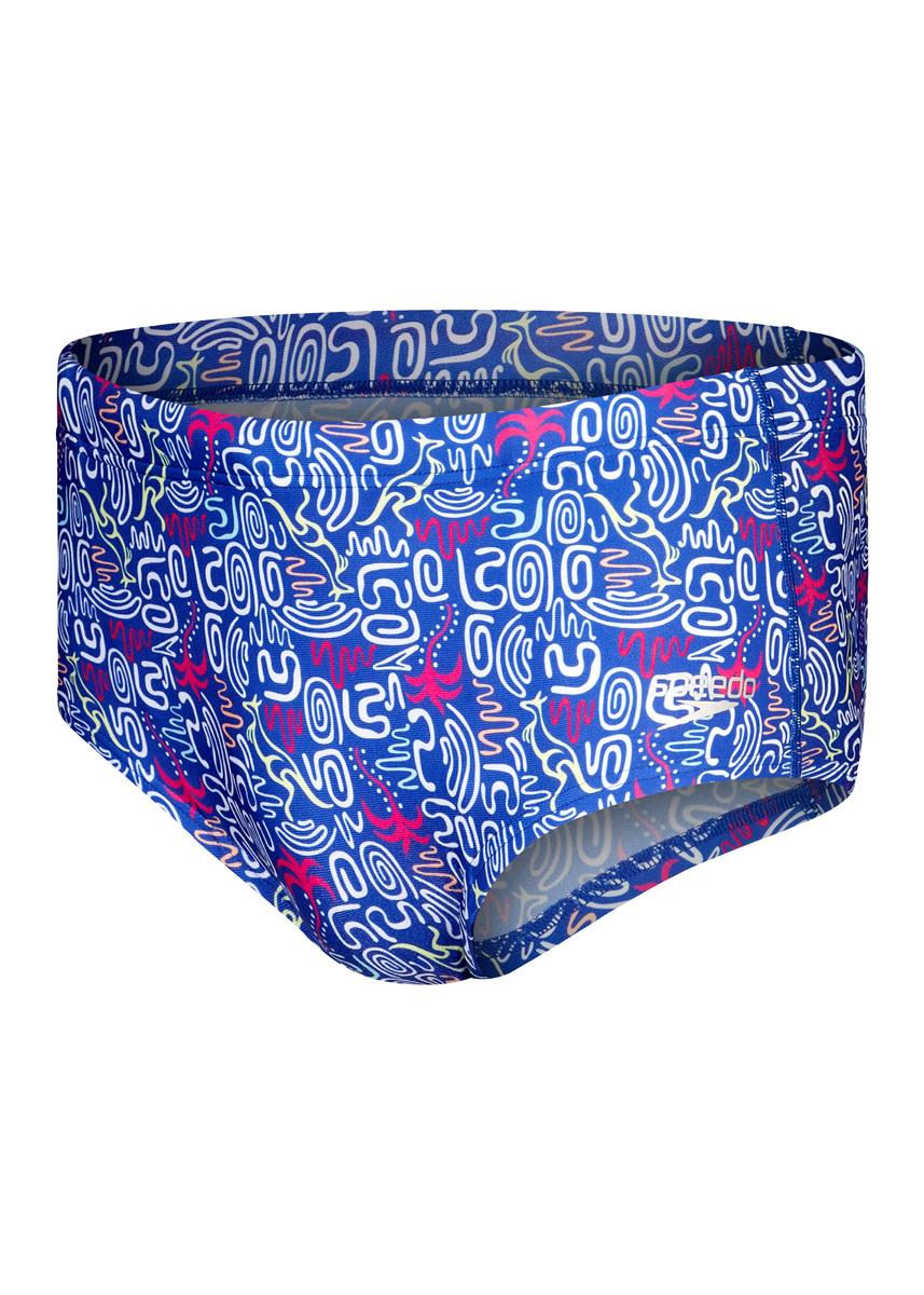 Speedo Allover Digital 17cm Briefs - Jump Around-573663