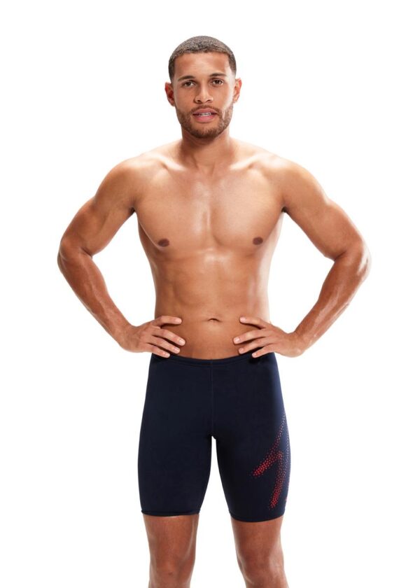 Speedo HyperBoom Placement Jammer - True Navy/ Fed Red