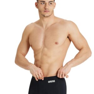 Arena Team Solid Swim Short - Black/White