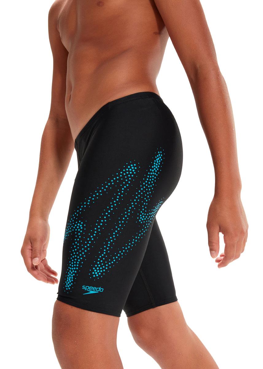 Speedo Boy's HyperBoom Placement Jammer - Black/ Bolt-574161