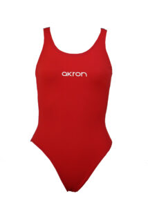 Akron Kids Babbitt Evo Swimsuit - Sport Red/Harvard Blue
