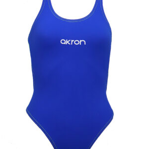 Akron Girls Babbitt Evo Bicolour Swimsuit - Blue / Fluro Green-0