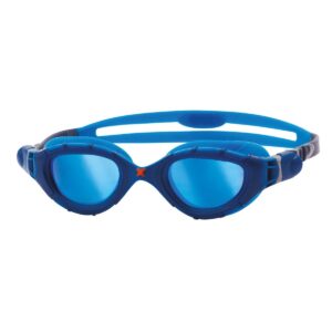 Zoggs Predator Flex Titanium Mirrored Goggles - Blue