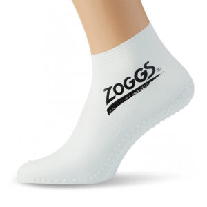 Zoggs Latex Pool Socks - White