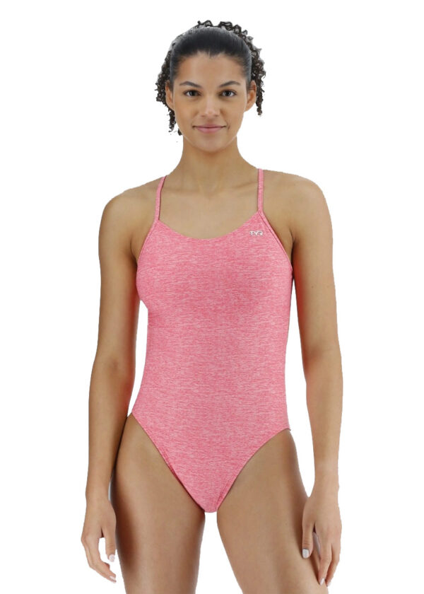 TYR Lapped Cutout Fit Swimsuit - Pink