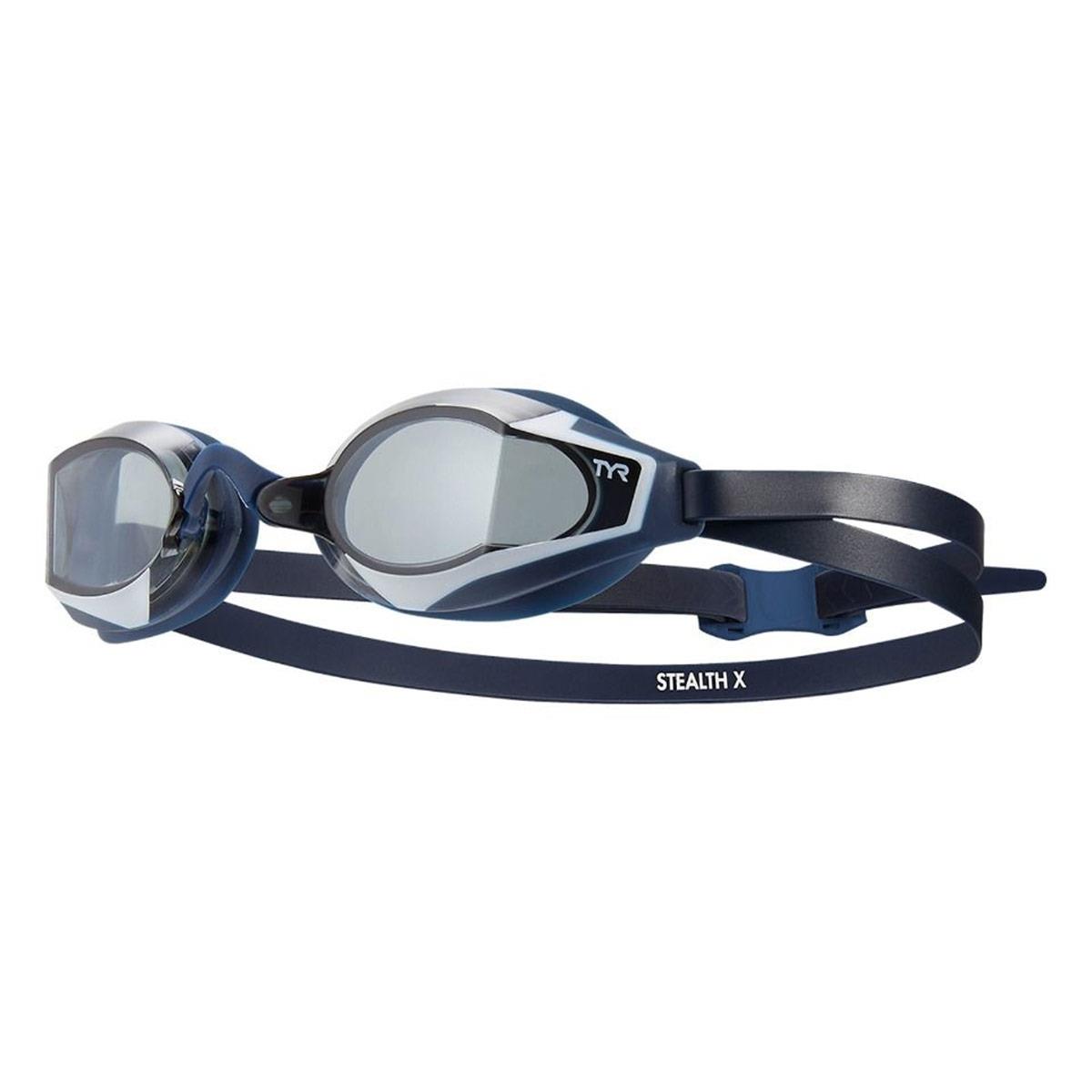 TYR Stealth X Goggles - Smoke / Navy