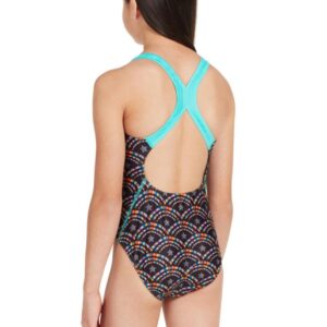 Zoggs Kids Mystic Rainbow Flyback Swimsuit
