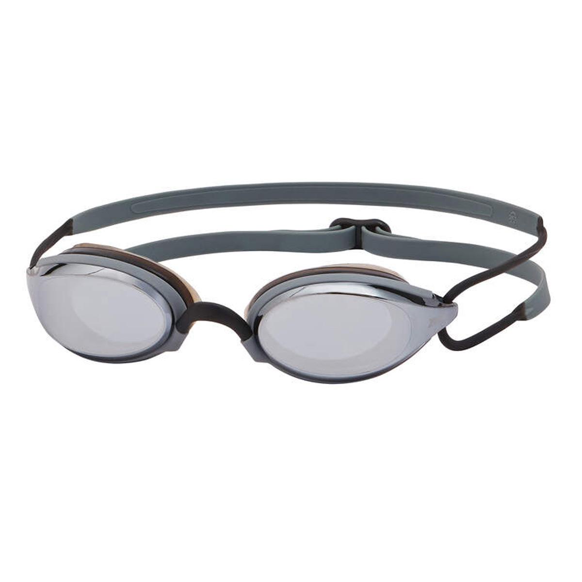 Zoggs Fusion Air Titanium Mirrored Goggles - Smoke-0