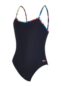 Zoggs Girls Rainbow Palms Classicback Swimsuit