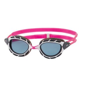 Zoggs Predator Goggles - Pink / White / Smoke