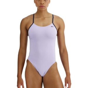 TYR Solid Cutout Fit Swimsuit - Lavender
