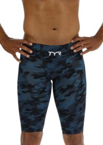 TYR Venzo Camo High Waist Jammer - Deep Teal Camo
