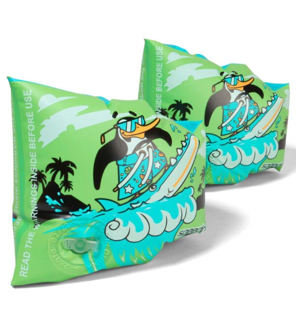 Speedo Infant Character Printed Armbands - Chima Azure Blue/Fluro Green-0