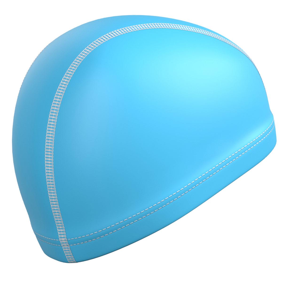 Mad Wave PUT Coated Swim Cap - Azure-brand