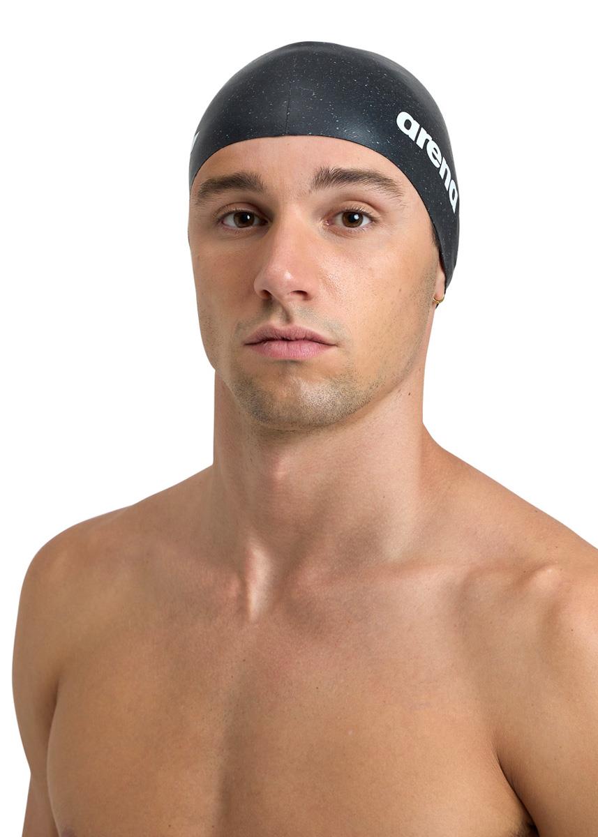Arena Recycled Silicone Swim Cap - Black/Multi-brand