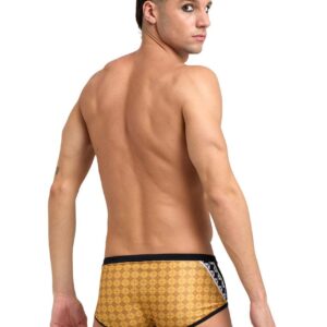 Arena 50th Anniversary Low Waist Short – Gold/Multi/Black