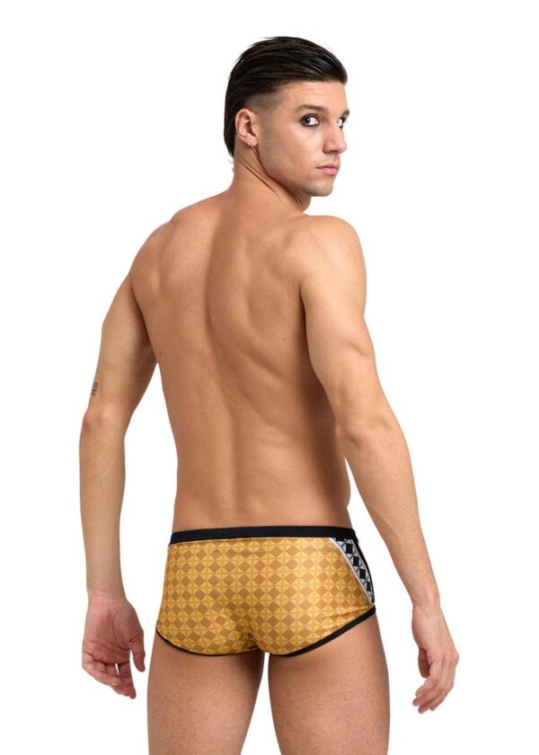 Arena 50th Anniversary Low Waist Short – Gold/Multi/Black