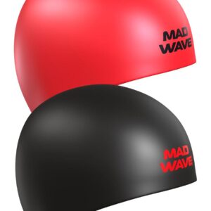 Mad Wave Reverse Champion Swim Cap Red / Black-0
