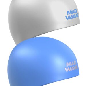 Mad Wave Reverse Champion Swim Cap Azure / Grey-0