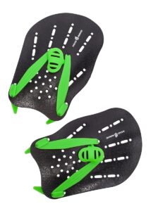 Mad Wave Hand Paddles - Black / Green