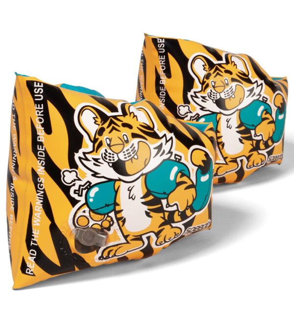 Speedo Infant Character Printed Armbands - Aanadi Orange/Aquarium/Black-0