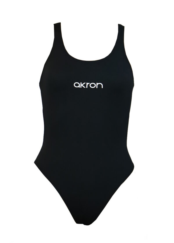 Akron Girls Babbitt Evo Swimsuit - Black-0