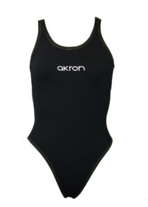 Akron Kids Babbitt Evo Swimsuit - Black/Comedy Green