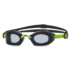 Zoggs Ultima Air Goggles - Lime/ Black/ Tint Smoke