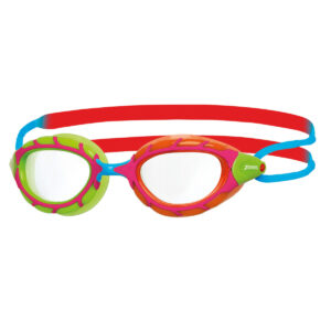 Zoggs Predator Junior Goggles - Green & Orange/ Red & Blue/ Clear
