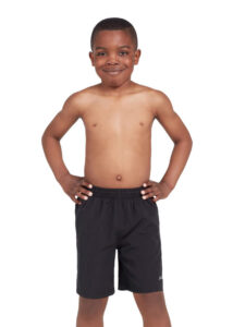 Zoggs Boys Penrith 15 Inch Length Ecordura Shorts - Black