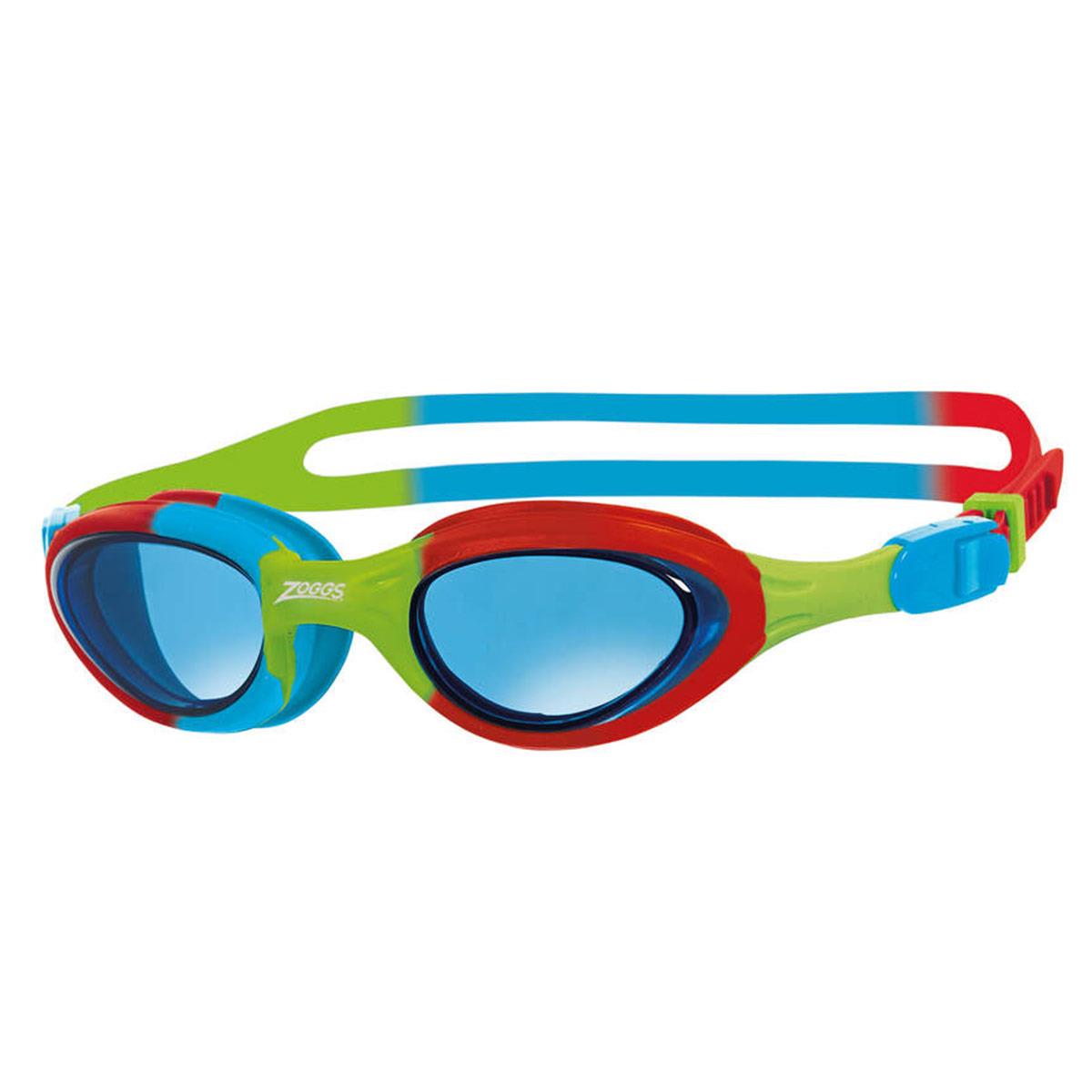 Zoggs Super Seal Junior Goggles - Red / Blue-0