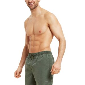 Zoggs Mens Mosman Washed 15 Inch Shorts - Khaki