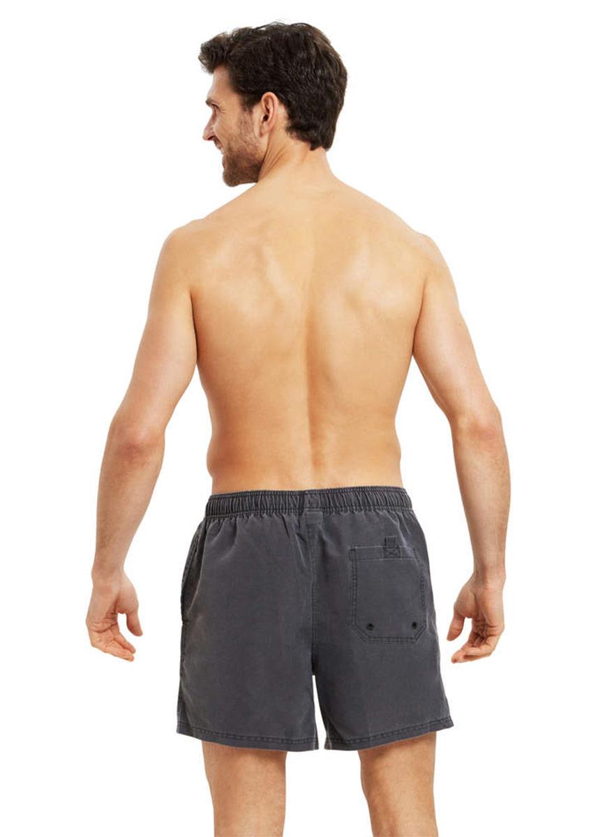 Zoggs Mens Mosman Washed 15 Inch Shorts - Charcoal-brand