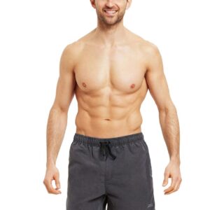 Zoggs Mens Mosman Washed 15 Inch Shorts - Charcoal