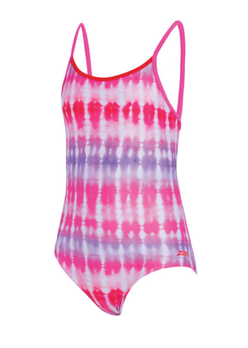 Zoggs Girls Starback Swimsuit - Sunset Haze Print