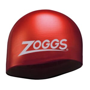 Zoggs OWS Silicone Standard Swim Cap - Red-0