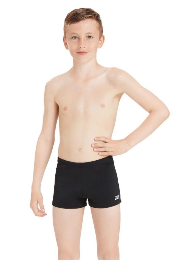 Zoggs Ecodura Boys Cottesloe Hip Racer - Black