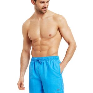Zoggs Mens Mosman Washed 15 Inch Shorts - Blue