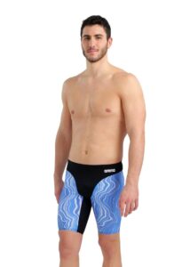 Arena Marble Print Jammer - Black/Royal/Multi