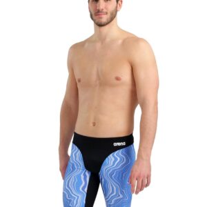 Arena Marble Print Jammer - Black/Royal/Multi