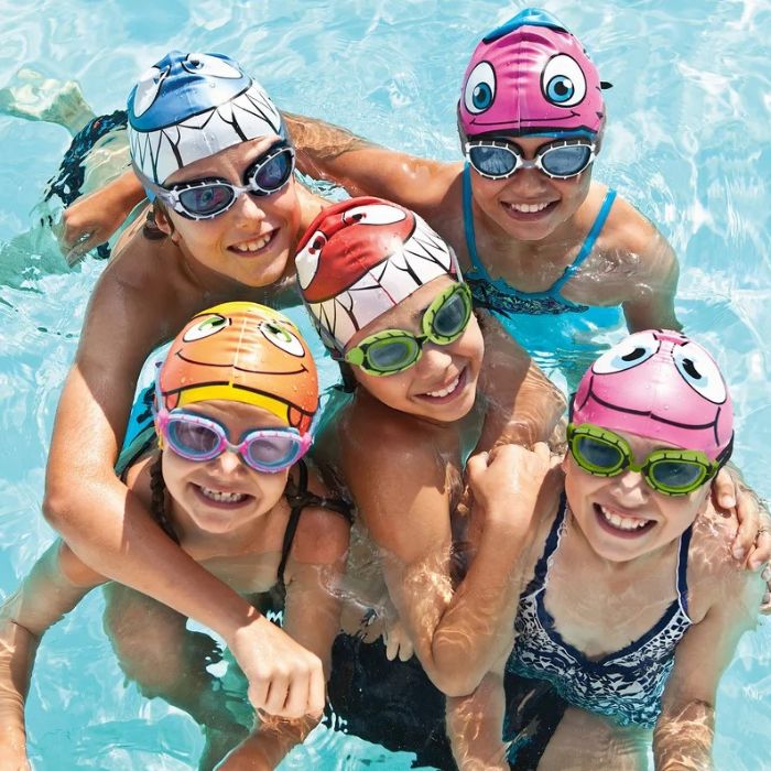 Zoggs Predator Junior Goggles - Green/Red -627530