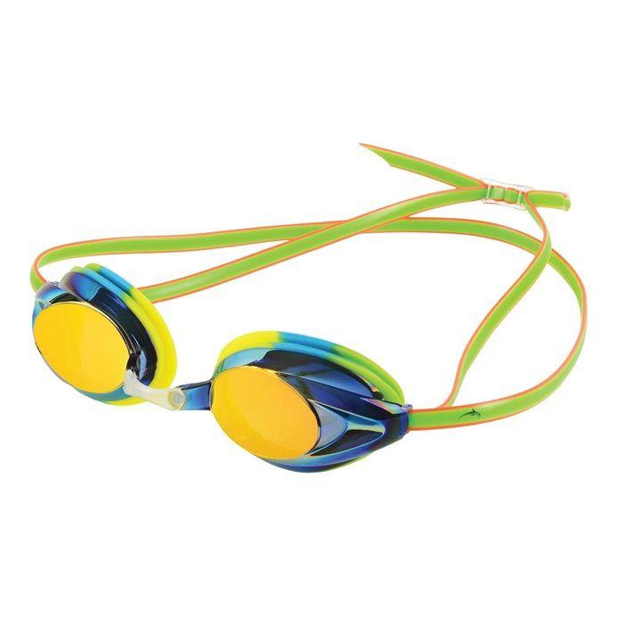 Dolfin Charger Mirrored Racing Goggles (Blue)