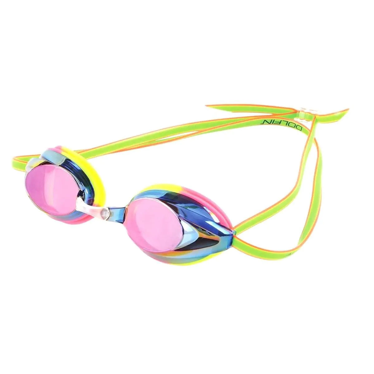 Dolfin Charger Mirrored Goggles Pink