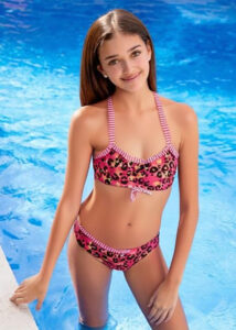 Uglies Girls Rawr Print 2-Piece Swim Bikini